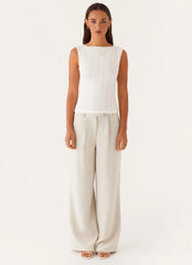Sandi Tank Top - White
