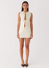 Dottie Tie Top - Ivory