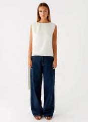 Mojito Cowl Top - Ivory