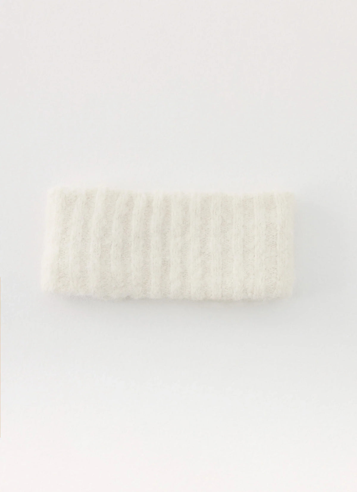 Snow Ball Knit headband - Cream