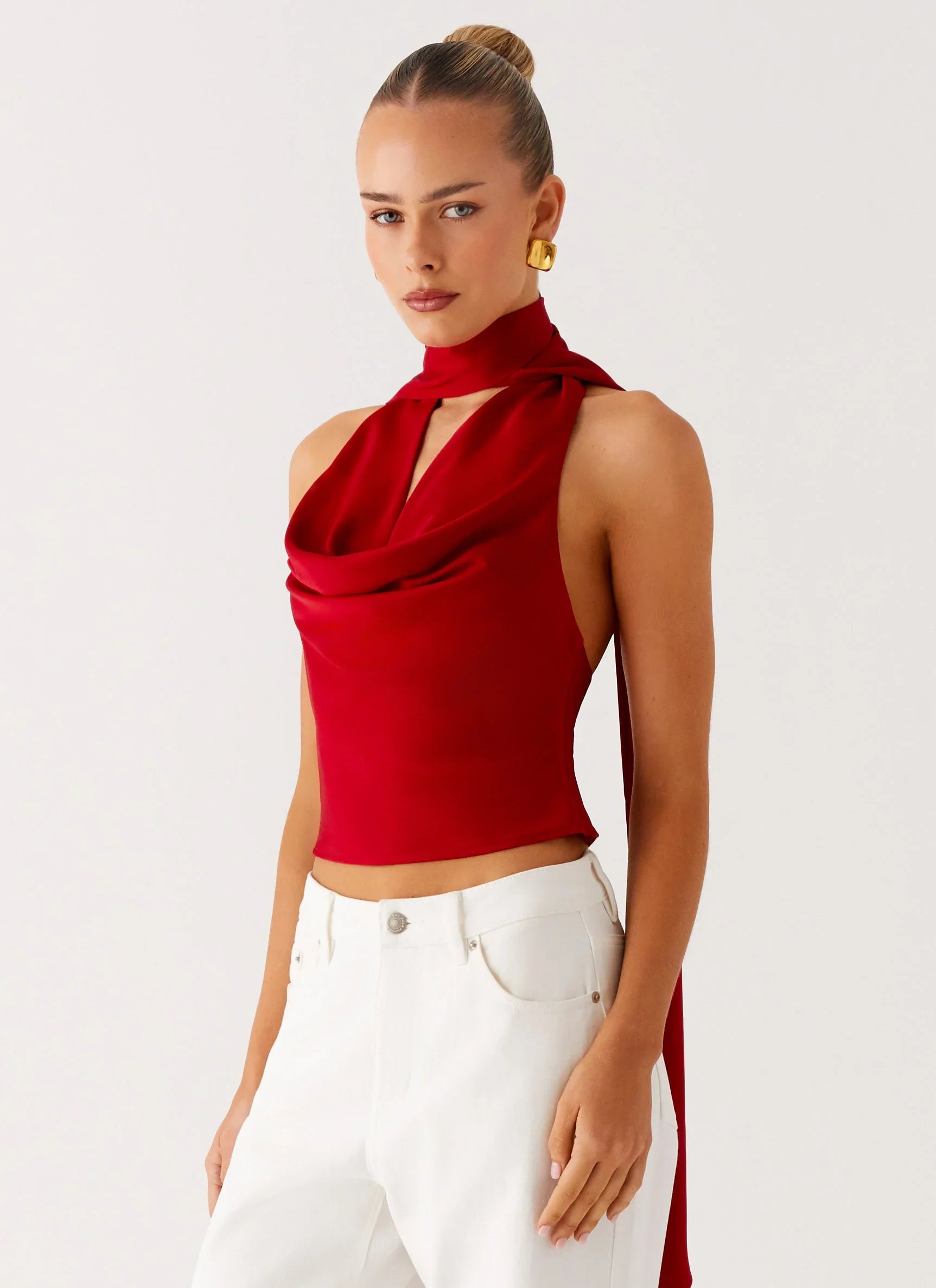 Catching Feelings Top - Red
