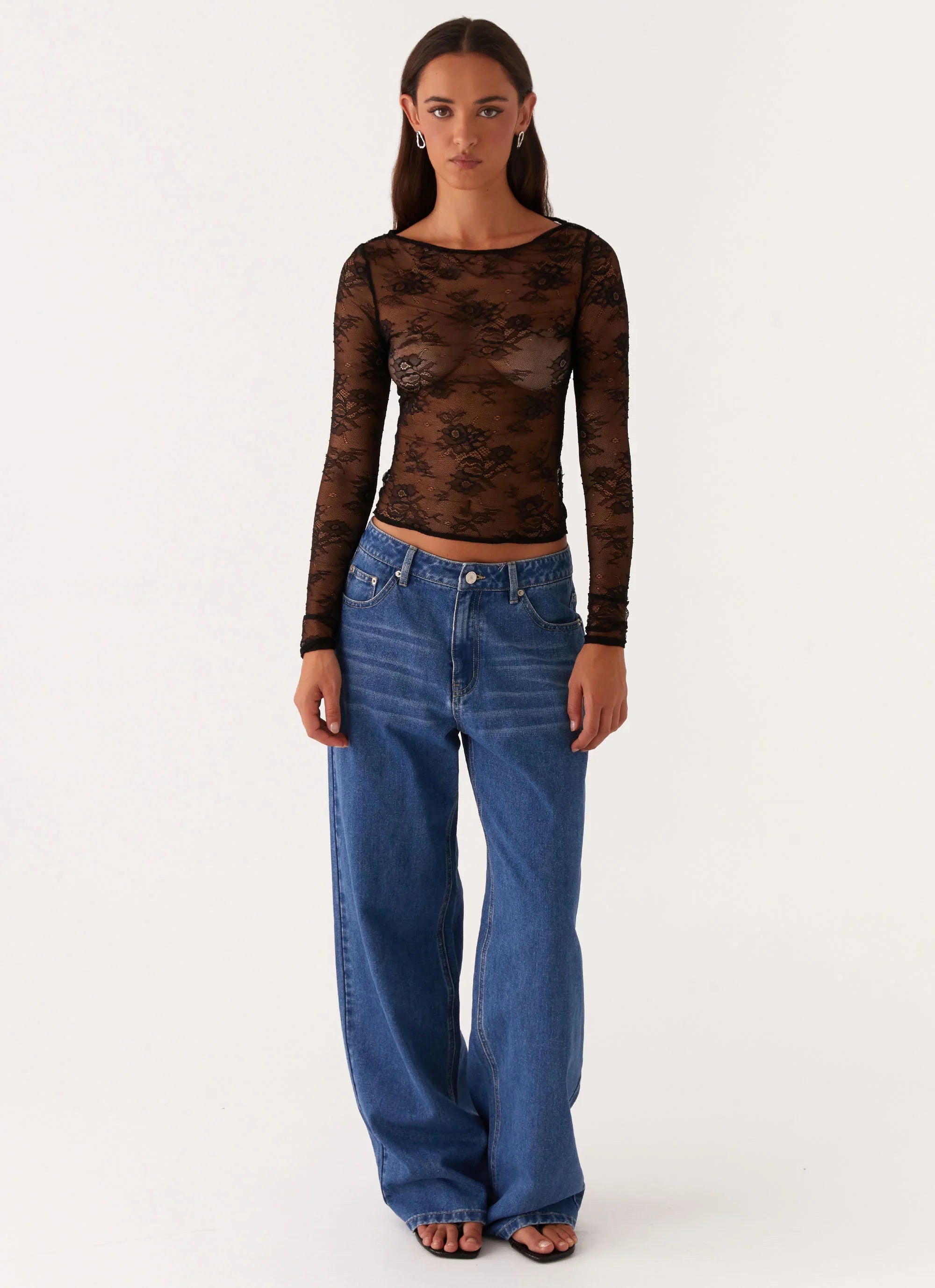 Blanca Lace Top - Black