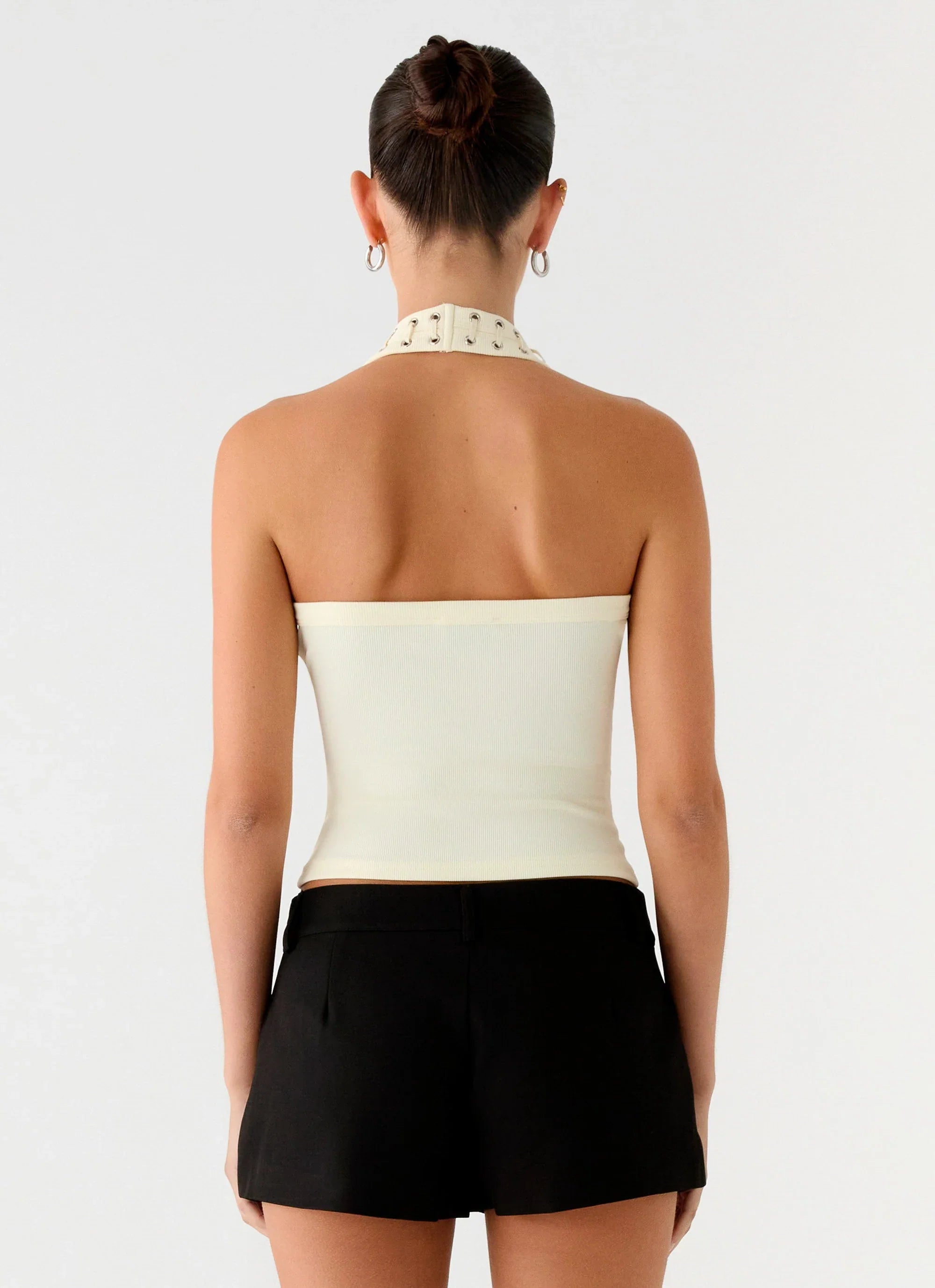 Scarla Halter Top - Yellow