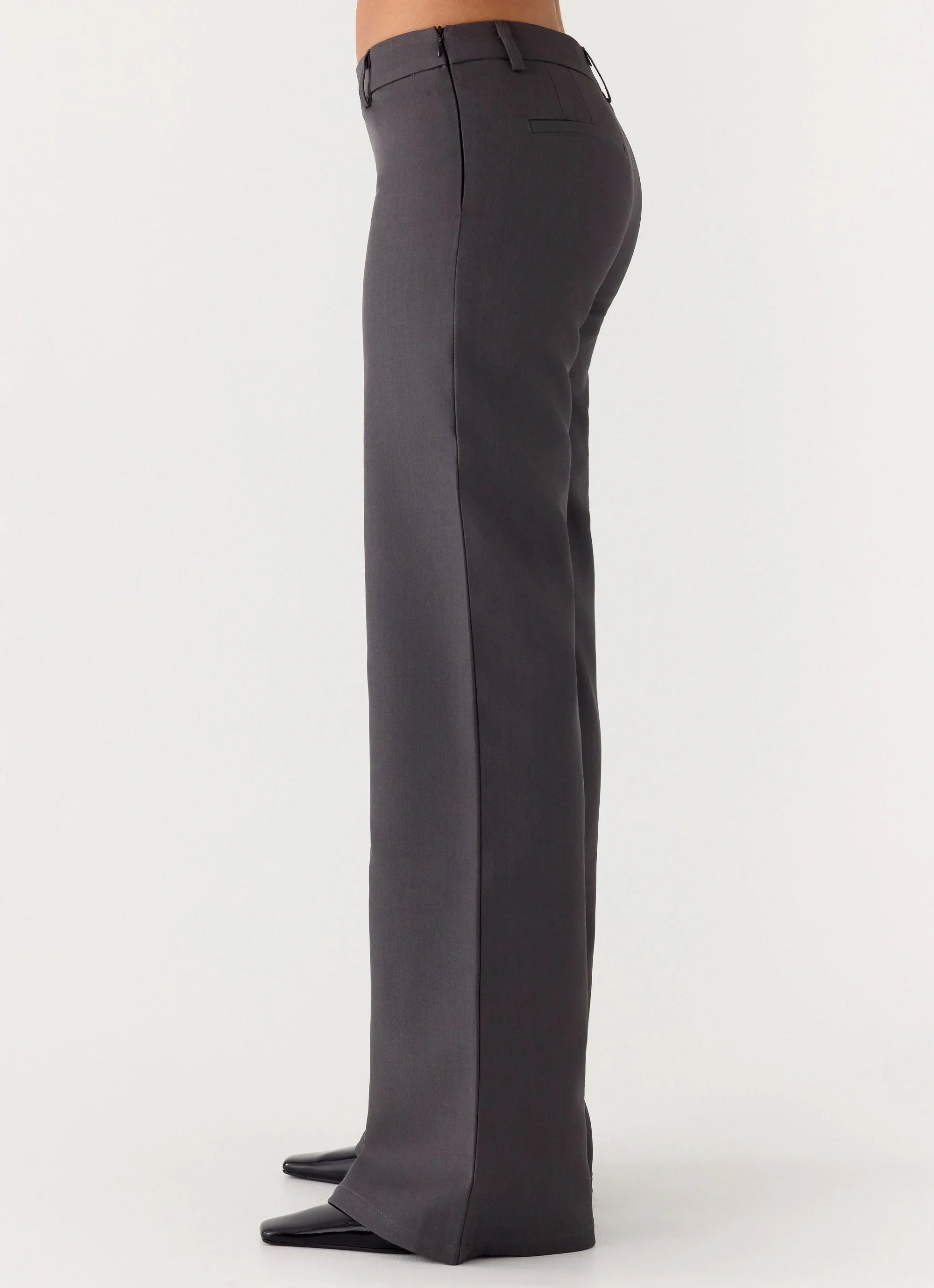 Hot as Ice Low Rise Pants - Grey