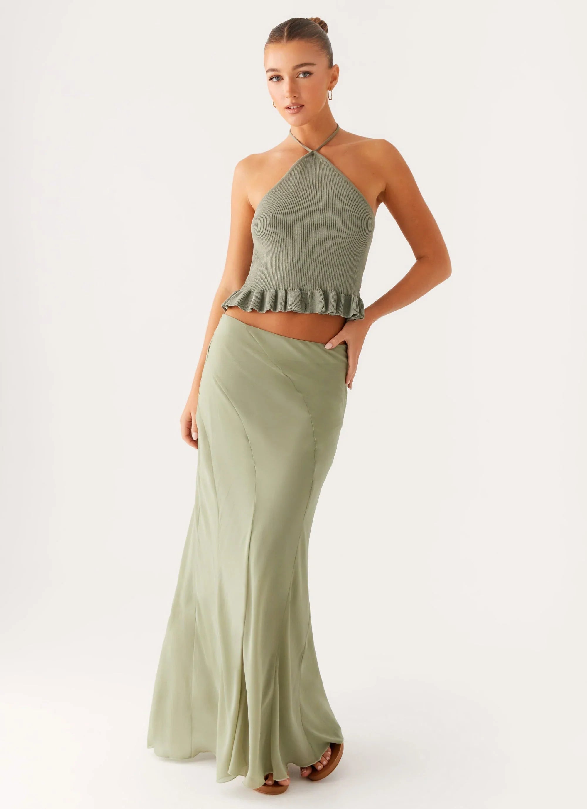 Idola Knit Top - Sage