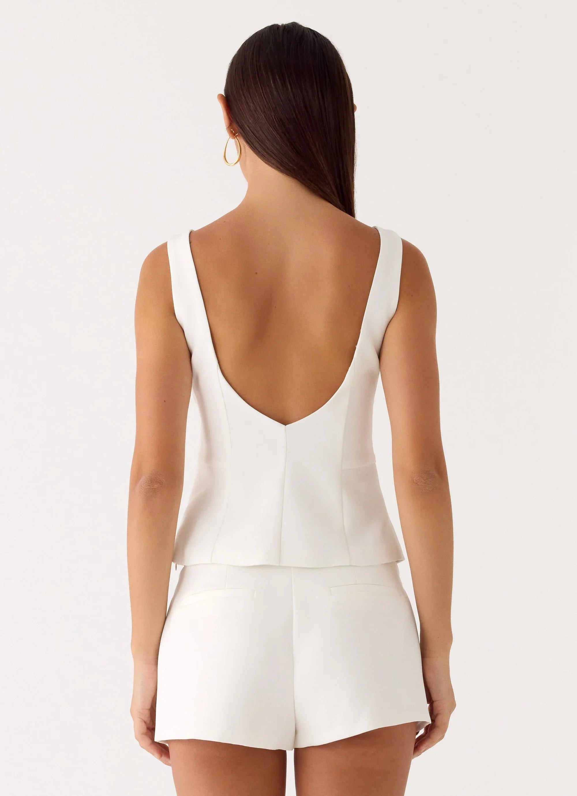 Lulita Belted Shorts - White