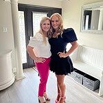 Rose Pink LA Devotee Dress White