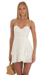 Corset Dress in White
