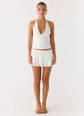 Illuminate Mini Skort - White
