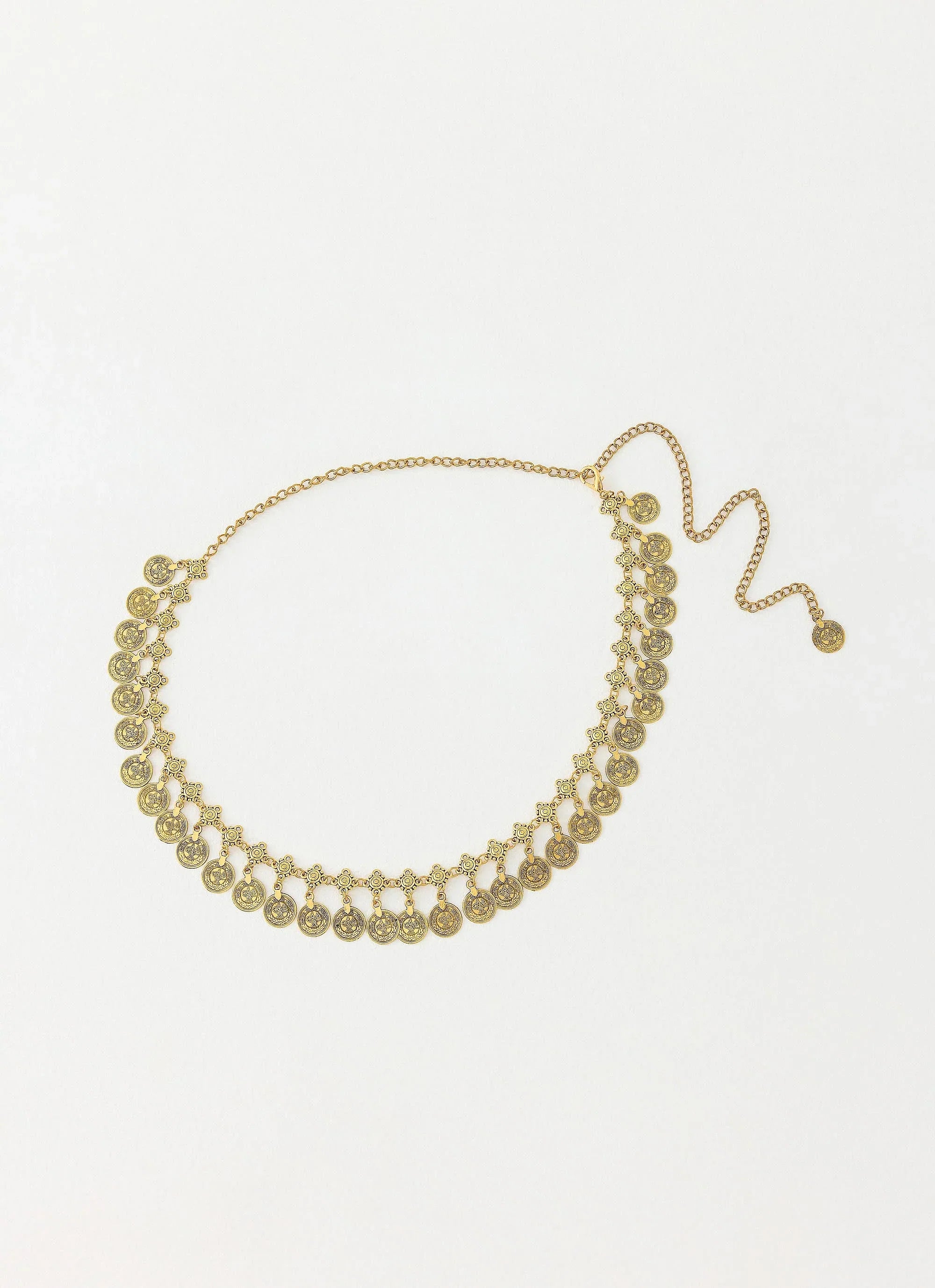 Feel Your Aura Belt - Gold