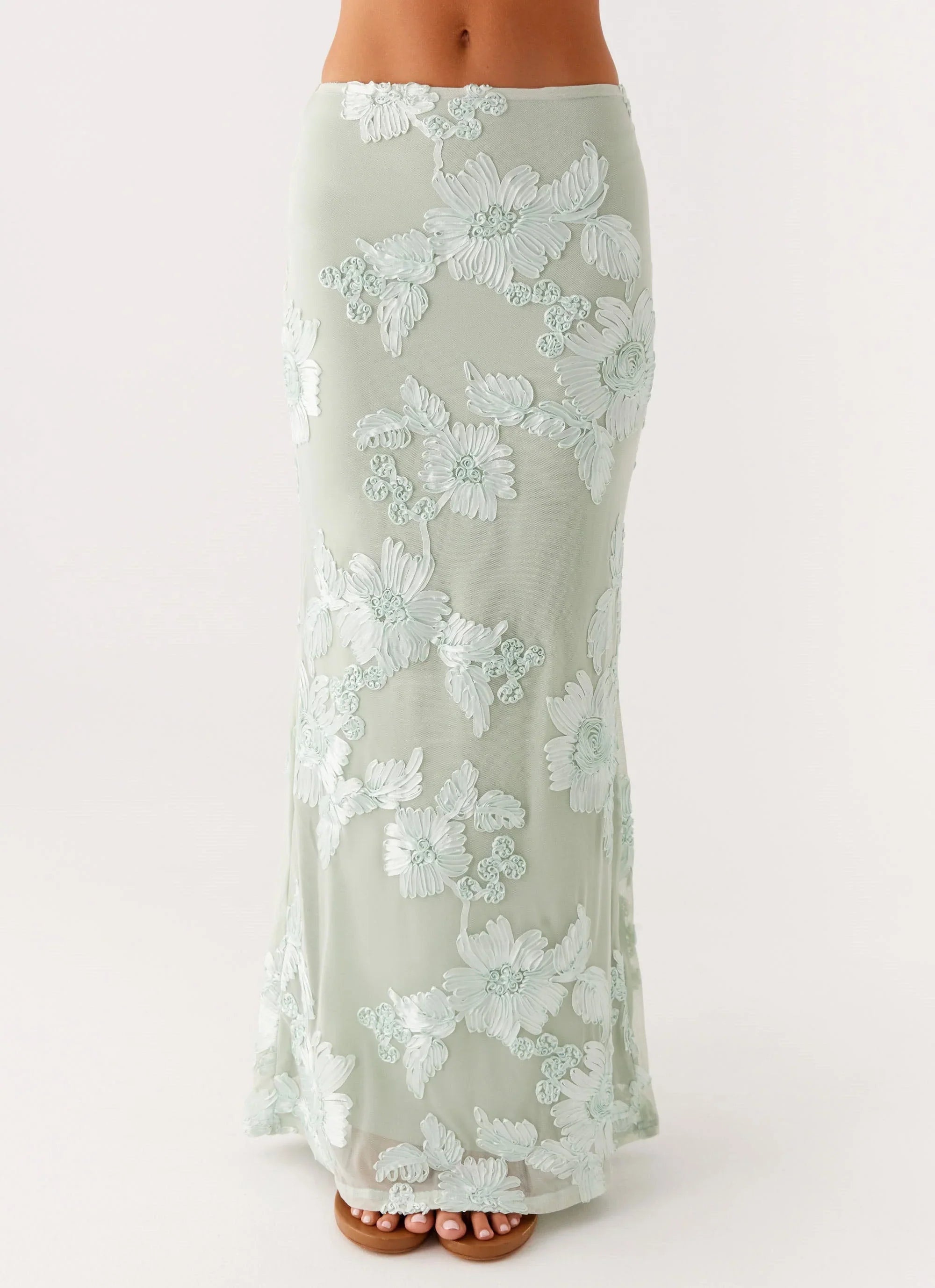 Radiate Maxi Skirt - Sage